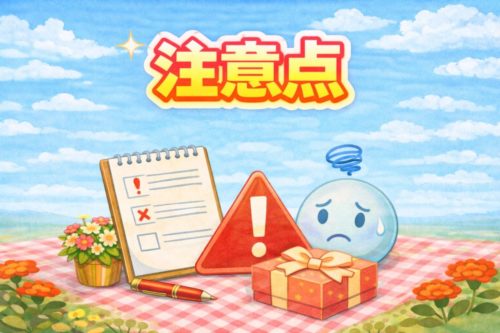 母の日｜注意点のミニアイキャッチ