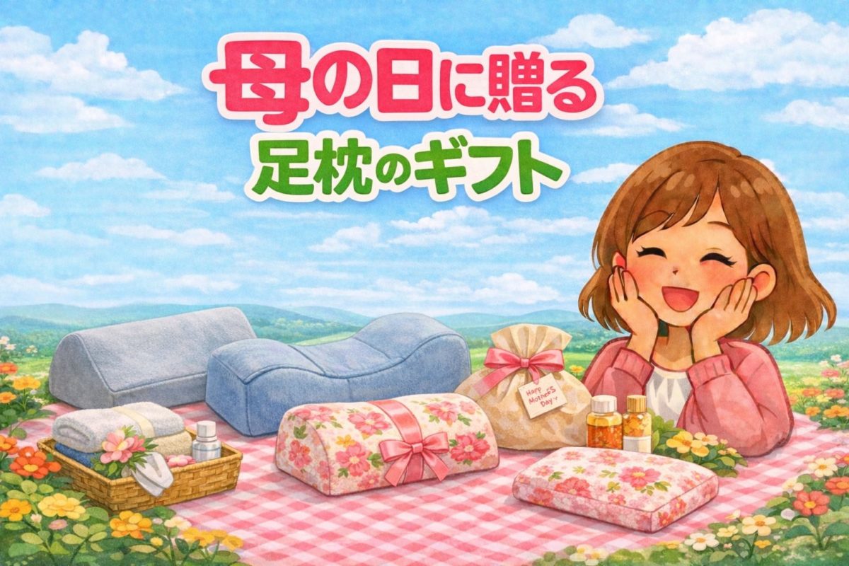 母の日に贈る足枕のギフト｜失敗しない選び方